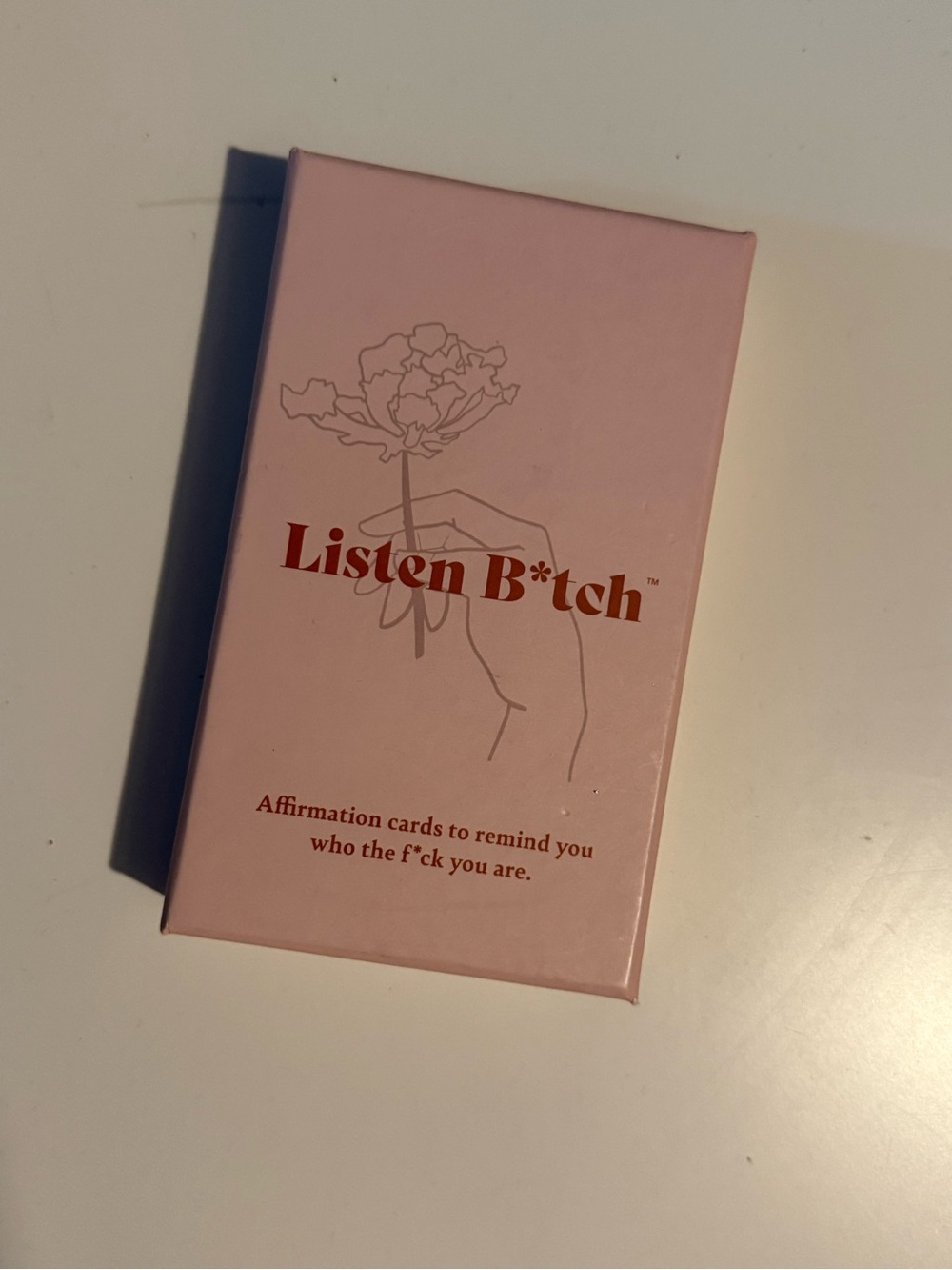 Free with purchase over $15 - Pink Affirmation Cards